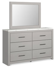 Load image into Gallery viewer, Cottonburg Queen Panel Bed with Mirrored Dresser and Nightstand
