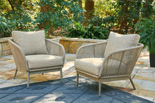 Load image into Gallery viewer, Swiss Valley 2 Outdoor Lounge Chairs with End Table
