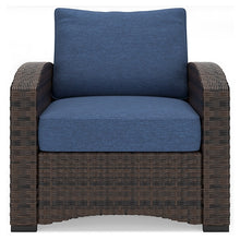 Load image into Gallery viewer, Windglow Outdoor Loveseat and 2 Chairs with Coffee Table
