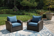 Load image into Gallery viewer, Windglow Outdoor Loveseat and 2 Chairs with Coffee Table
