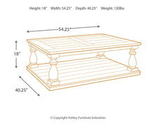 Load image into Gallery viewer, Mallacar Rectangular Cocktail Table
