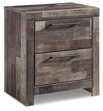 Load image into Gallery viewer, Derekson King Panel Bed with 2 Storage Drawers with Mirrored Dresser, Chest and Nightstand
