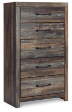 Load image into Gallery viewer, Drystan Full Panel Headboard with Mirrored Dresser and Chest
