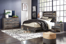 Load image into Gallery viewer, Drystan  Panel Bed With Mirrored Dresser, Chest And 2 Nightstands
