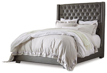 Load image into Gallery viewer, Coralayne Queen Upholstered Bed with Mirrored Dresser and 2 Nightstands
