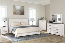 Load image into Gallery viewer, Gerridan King Panel Bed with Mirrored Dresser and Chest
