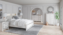 Load image into Gallery viewer, Altyra Queen Panel Bookcase Bed with Mirrored Dresser and Chest
