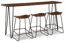 Load image into Gallery viewer, Wilinruck Counter Height Dining Table and 3 Barstools

