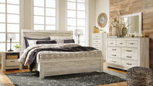 Load image into Gallery viewer, Bellaby  Panel Bed With Mirrored Dresser
