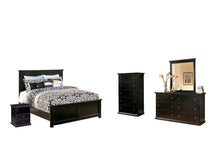 Load image into Gallery viewer, Maribel  Panel Bed With Mirrored Dresser, Chest And Nightstand
