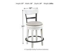 Load image into Gallery viewer, Valebeck Counter Height Dining Table and 4 Barstools
