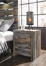 Load image into Gallery viewer, Drystan Queen Panel Headboard with Mirrored Dresser and 2 Nightstands
