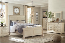 Load image into Gallery viewer, Bolanburg Queen Panel Bed with Mirrored Dresser, Chest and 2 Nightstands

