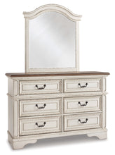 Load image into Gallery viewer, Realyn Twin Panel Bed with Mirrored Dresser and Chest
