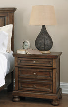 Load image into Gallery viewer, Flynnter  Panel Bed With 2 Storage Drawers With Mirrored Dresser And 2 Nightstands
