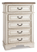 Load image into Gallery viewer, Realyn Twin Panel Bed with Mirrored Dresser and Chest
