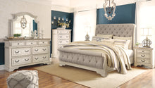 Load image into Gallery viewer, Realyn California King Sleigh Bed with Mirrored Dresser, Chest and Nightstand
