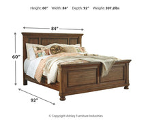 Load image into Gallery viewer, Flynnter  Panel Bed With Mirrored Dresser
