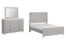 Load image into Gallery viewer, Cottonburg Full Panel Bed with Mirrored Dresser
