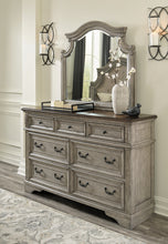 Load image into Gallery viewer, Lodenbay California King Panel Bed with Mirrored Dresser and 2 Nightstands
