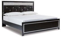 Load image into Gallery viewer, Kaydell King Upholstered Panel Bed with Mirrored Dresser and Chest
