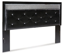 Load image into Gallery viewer, Kaydell King Upholstered Panel Headboard with Mirrored Dresser
