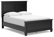 Load image into Gallery viewer, Lanolee Full Panel Bed with Mirrored Dresser and 2 Nightstands
