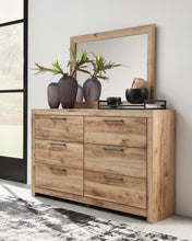 Load image into Gallery viewer, Hyanna Twin Panel Headboard with Mirrored Dresser
