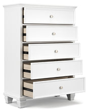 Load image into Gallery viewer, Fortman Twin Panel Bed with Mirrored Dresser and Chest
