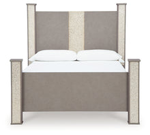 Load image into Gallery viewer, Surancha Queen Poster Bed with Mirrored Dresser, Chest and Nightstand
