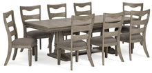 Load image into Gallery viewer, Lexorne Dining Table and 8 Chairs with Storage
